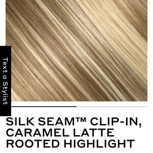 BELLAMI Silk Seam Clip-In Extensions - Caramel Latte Highlight